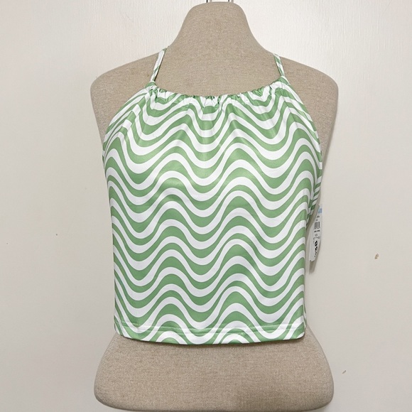 Elodie Tops - Elodie Wave Crop Top L NEW